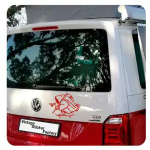 Skater La Muerte  Sticker