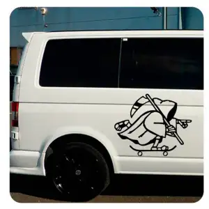 Skater La Muerte  Aufkleber