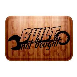 Built Not Bought Sticker