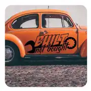 Built Not Bought Sticker