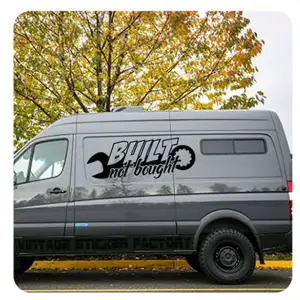 Built Not Bought Aufkleber