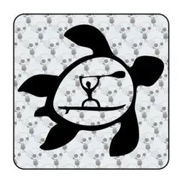 Pegatina SUP Tortuga. Vinilo de alta calidad, soporta perfectamente la intemperie, apto incluso para náutica. Pégala donde quier 2
