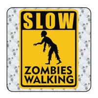 Autocollant Slow Zombies Walking 2