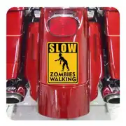 Slow Zombies Walking Sticker