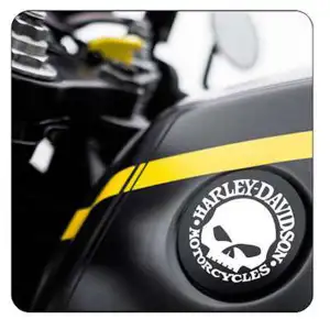 Pegatina LOGO HARLEY. Vinilo de alta calidad, soporta perfectamente la intemperie, apto incluso para náutica. Pégala donde quier