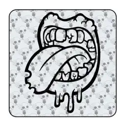 Autocollant BOCA RAT FINK 2