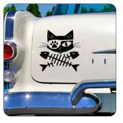 Autocollant GATOS RASPAS