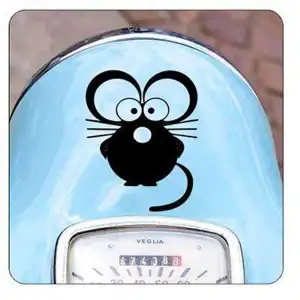 Pegatina RATON. Vinilo de alta calidad, soporta perfectamente la intemperie, apto incluso para náutica. Pégala donde quieras, un