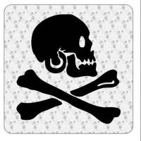 CALAVERA PIRATA Sticker 2