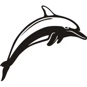 Autocollant delfin