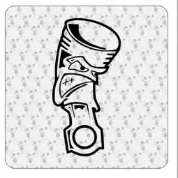 PISTON Aufkleber 2