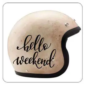 HELLO WEEKEND Aufkleber