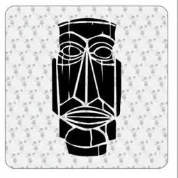 Pegatina TIKI. Vinilo de alta calidad, soporta perfectamente la intemperie, apto incluso para náutica. Pégala donde quieras, un  2