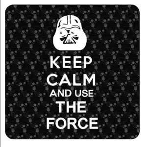 KEEP CALM THE FORCE Sticker
