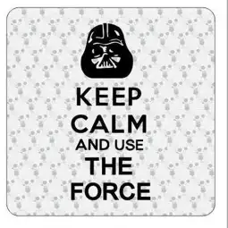 KEEP CALM THE FORCE Aufkleber 2