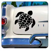 Pegatina TORTUGA. Vinilo de alta calidad, soporta perfectamente la intemperie, apto incluso para náutica. Pégala donde quieras, 