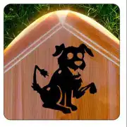 Pegatina PERRO. Vinilo de alta calidad, soporta perfectamente la intemperie, apto incluso para náutica. Pégala donde quieras, un