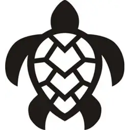 TURTLE TRIBAL Aufkleber