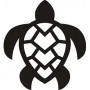 Sticker tortuga tribal