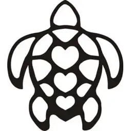 TURTLE TRIBAL Aufkleber