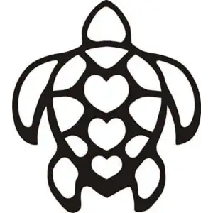 TURTLE TRIBAL Aufkleber