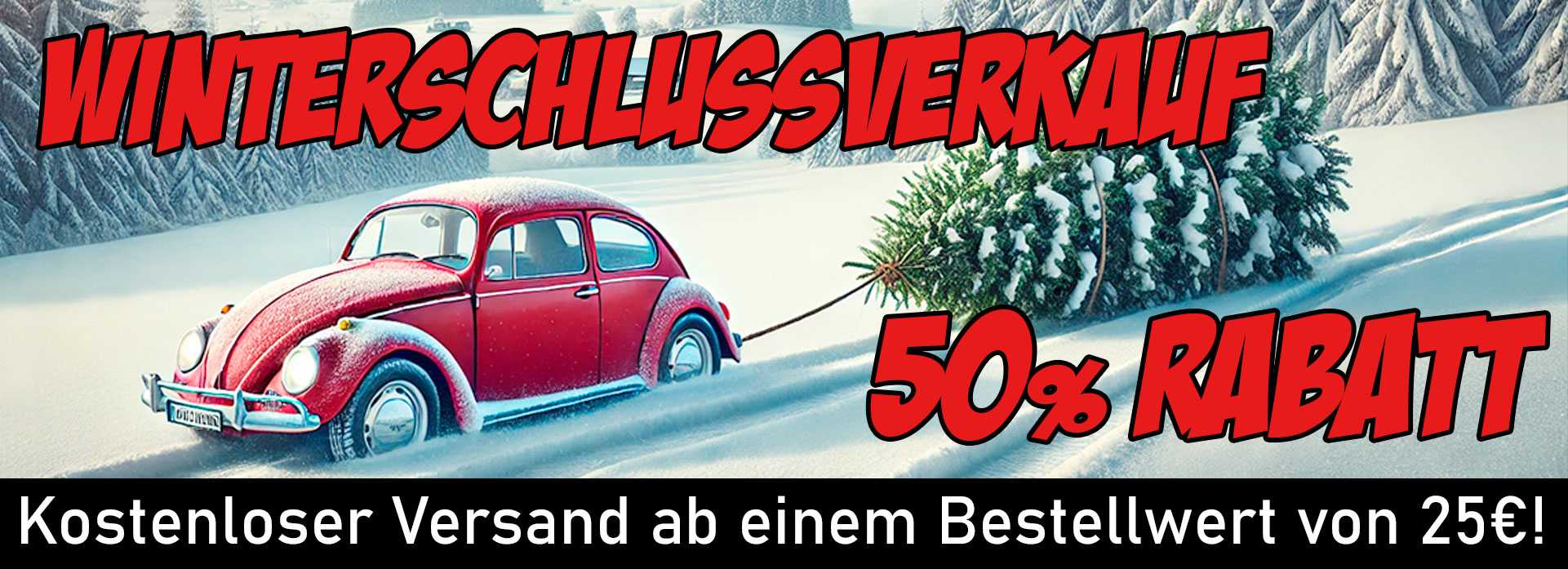 Aufkleber zum halben Preis